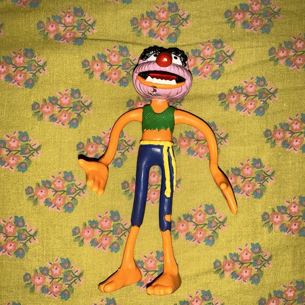 Bend Ems Muppets Animal Jim Henson 1993 Just Toys Vintage Bendy
